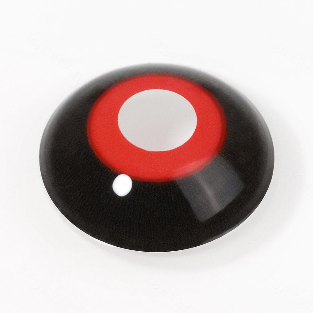 17MM Tokyo Ghoul Black And Red Sclera Contacts Lenses – twinklens