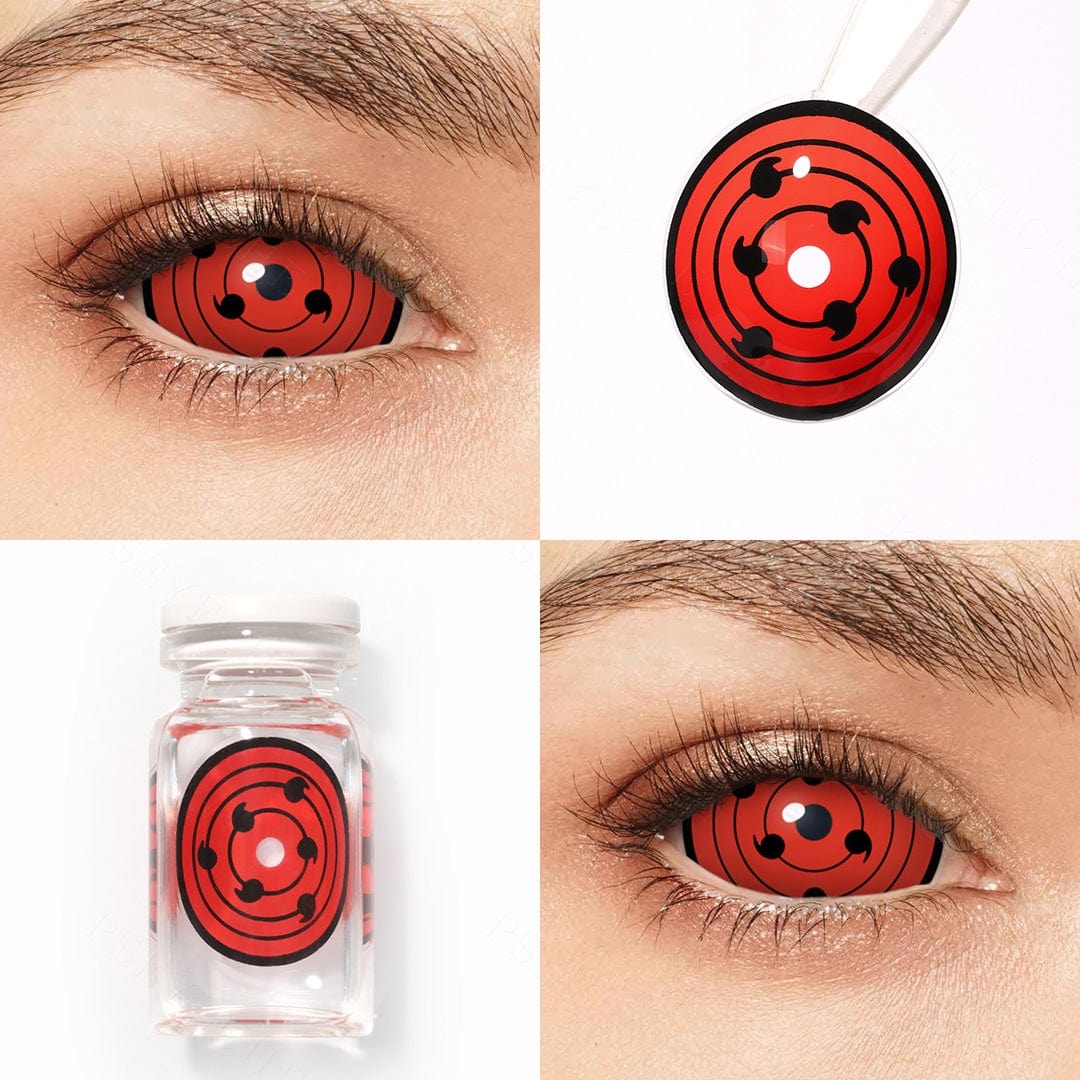 6 Tomoe Rinnegan Sclera Contacts (All 4 Models Access)